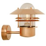 Nordlux Blokhus Luce Da Parete Rame e Vetro Rame | IP54 - Adatto per E27