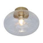 It's about RoMi Luce da soffitto Brussels Vetro Oro | Adatto per 1x E27 