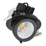 Philips Faretti LED LuxSpace Accent Compact Nero RS772B 26W 2700lm 36D - 930 Luce Calda -  | 134mm - Miglior Resa Cromatica