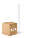 Confezione Multipack 10x Ledvance Dulux-L LED 18W - 840 Bianco Freddo | 4-Pin - Sostitutiva 36W