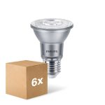 Multipack 6x Philips Master Value LED Bulbo Riflettore E27 PAR20 6W 500lm 25D - 927 Bianco Molto Caldo | Miglior resa cromatica - Dimmerabile - Sostitutiva 50W