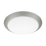 Eglo Parete e Luce da soffitto Mars 1 Acciaio Bianca | IP20 - Adatto per 1x E27 