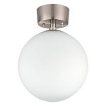 Eglo Luce da soffitto Rondo Acciaio Nichel Satinato | Adatto per E27