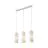 Nordlux Miella 3-Rail Luce Pendente Vetro Bianca | Adatto per 3x E27