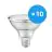 Multipack 10x Ledvance Faretti LED E27 PAR30 10W 633lm 36D - 927 Bianco Molto Caldo | Miglior Resa Cromatica - Dimmerabile - Sostitutiva 75W