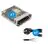 Mean Well Driver | LRS10024 | IP20 | 24V | 100W + Cavo Dell'Alimentazione 2m con Terra