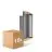 Multipack 10x Nordlux Nico Luce Da Parete Aluminium Antracite Up & Down | IP54 - Adatto per 2x GU10