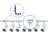 Bright Choice Set completo 1-Fase Rail L 1 x 2 Metro Bianca | incl. 7x Faretti + GU10 2700K 3W Dimmerabile + Tappo Di Chiusura, Connettore di Alimentazione e L -Connettore