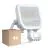Multipack 4x Ledvance Proiettore LED Aluminium Bianca 17W 2200lm 100D - 830 Luce Calda -  | IP65 - Sensore Di Movimento E Luce - Simmetrico