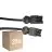 Multipack 25x Noxion GST - Compatibile Cavo di prolunga Nero - Maschio + Femmina - 2m - 3 pole 1,5mm2