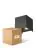 Confezione Multipack 4x D'Lite LED Luce Da Parete Elingen Aluminium Nero 4.9W 290lm - 830 Luce Calda -  | IP65 -  Sensore Di Luce