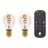 Eglo Connect.Z Smart LED Pera E27 Filamento Ambra 9.8W 360lm - 822-865 Regolabile Bianca | Dimmerabile - Sostitutiva 25W