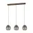 Eglo Luce Pendente Espinal Acciaio Bronzo | IP20 - Adatto per 3x E27 