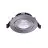 Noxion LED Inclinabile Slim Faretti Argento Il Giro 6W 550lm 60D - 927 Bianco Molto Caldo | 85mm - IP54 - Dimmerabile - Miglior Resa Cromatica