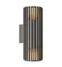 Nordlux Aludra Luce Da Parete Seaside Antracite Up & Down | Adatto per 2x E27