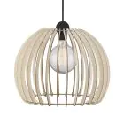 Nordlux Luce pendente Chino 40 E27 Marrone - Legna | Max. 60W