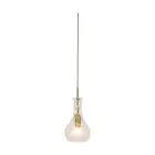 It's about RoMi Luce Pendente Brussels Vetro Oro | Adatto per 1x E14 