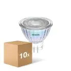 Confezione Multipack 10x Noxion Faretti LED GU4 MR11 1.8W 184lm 36D - 827 Bianco Molto Caldo | Sostitutiva 20W