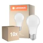 Multipack 10x Ledvance Classic LED E27 Pera Ghiaccio 8.8W 806lm - 827 Bianco Molto Caldo | Luce Del Giorno Sensor - Sostitutiva 60W