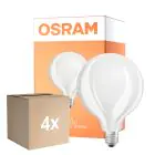 Multipack 4x Osram Retrofit LED E27 Globe Filamento Ghiaccio 11W 1521lm - 827 Bianco Molto Caldo | Sostitutiva 100W