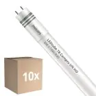 Multipack 10x Philips Tubo LED T8 CorePro (UN) High Output 8W 900lm - 840 Bianco Freddo | 60cm - Sostitutiva 18W