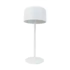 Eglo Lampada Da Tavolo Roccanova Acciaio Bianca 2W 270lm - 830 Luce Calda -  | IP44 - Touch Dimmerabile - USB-C